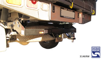 Tow bar fitted to Mazda BT50